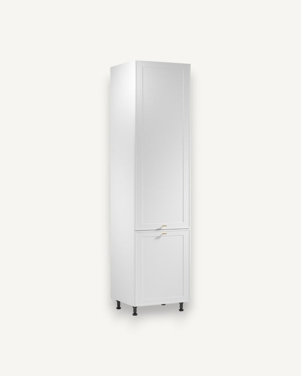 Hochschrank D60RWN P/L - Sorento Weiß - Maximale Aufbewahrung in modernem Design. - ROYAL24_MARKT