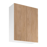 Hängeschrank G80 - Sorento Weiß Sonoma Eiche - Elegantes und organisiertes Design für Ihre Küche. - ROYAL24_MARKT