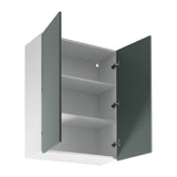 Hängeschrank G80 - Sorento Weiß Grün - Praktischer Stauraum in modernem Look. - ROYAL24_MARKT