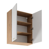 Hängeschrank G80 – Sorento Sonoma Eiche Weiß – Hängeschrank in zeitlosem Design.