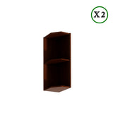 Winkelküche - L-Form Sycylia - Milano Walnuss - K11-G310×250 cm. - ROYAL24_MARKT