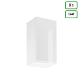 Küchenzeile K101-G240 - Aspen Weiß - Stilvoll kochen auf kleinem Raum - ROYAL24_MARKT