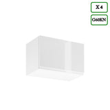Küchenzeile K74-G440 - Aspen Weiß - Balance zwischen Modernität und Funktion - ROYAL24_MARKT