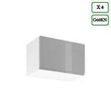 Küchenzeile K74-G440 - Aspen Grau - Strapazierfähig mit modernem Flair - ROYAL24_MARKT