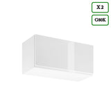 Küchenzeile K65-G400 - Aspen Weiß - Zeitloses Design für jede Kücheneinrichtung - ROYAL24_MARKT
