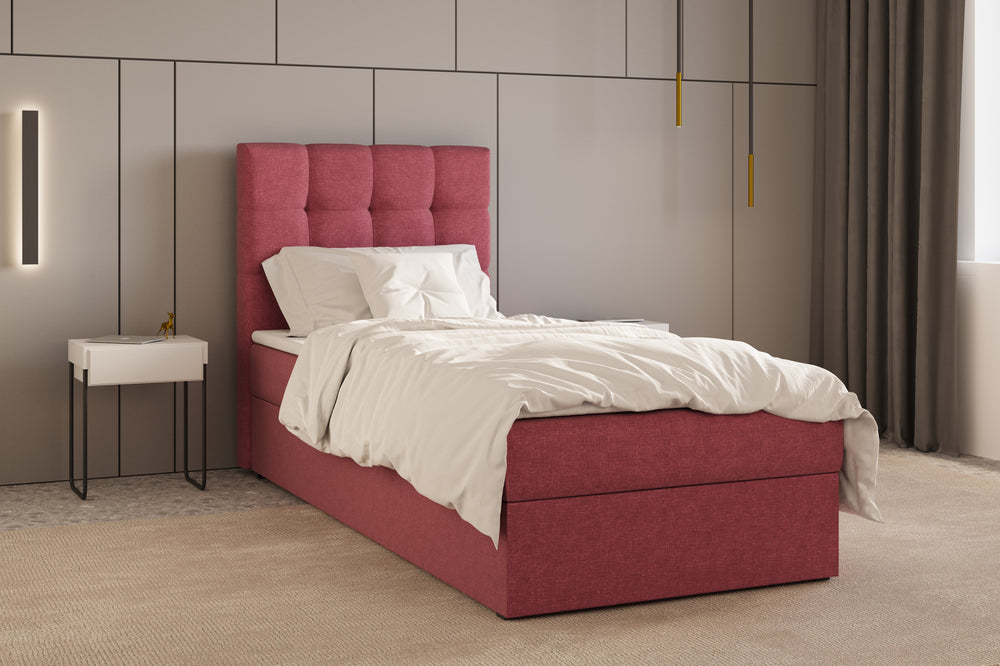 Boxbett – Bett 05 OSLO – Hugo- mit Bettkasten und Waschbarem Topper