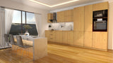 Nexa Küchenzeile KÜ01-L – Modernes Design in Woodline mit maximalem Stauraum