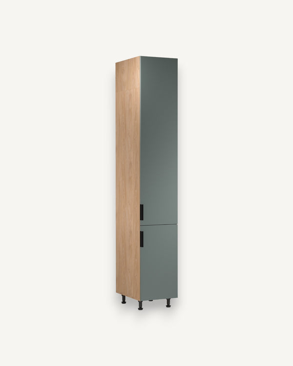 Hochschrank D40SPWN P/L - Sorento Grün Sonoma Eiche - Maximale Ordnung, minimaler Platzverbrauch. - ROYAL24_MARKT