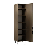 Hochschrank D60RWN P/L – Sorento Dunkle Eiche – Eleganz trifft auf maximale Funktionalität.
