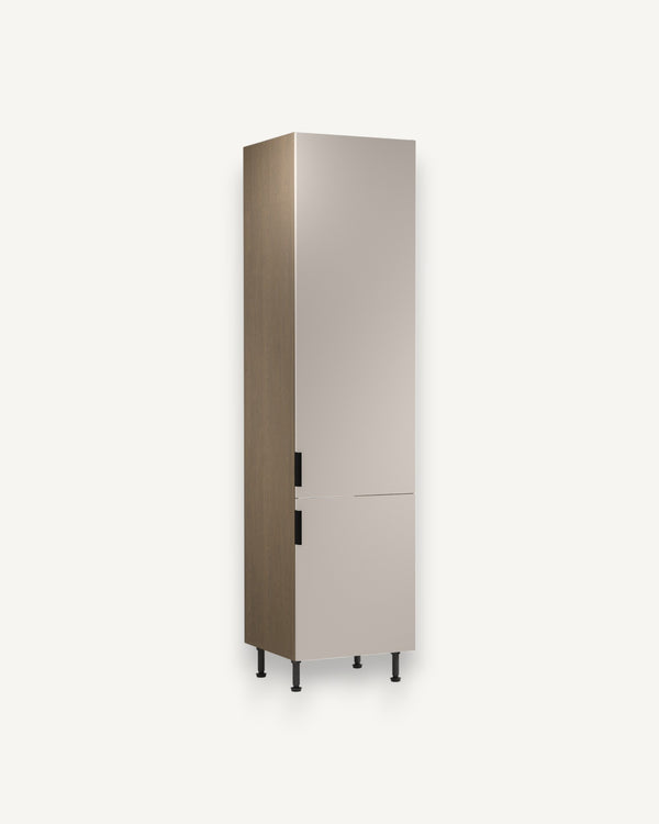 Kühlumbauschrank D60ZLN P/L - Sorento Beige - Perfekte Integration für Ihren Kühlschrank. - ROYAL24_MARKT