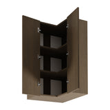 Eckhängeschrank G60N2 – Sorento Dunkle Eiche – Funktionalität trifft Design in der Ecke.