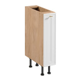 Apothekerschrank D20C - Sorento Sonoma Eiche Weiß - Schmale Eleganz für Ihre Küche. - ROYAL24_MARKT