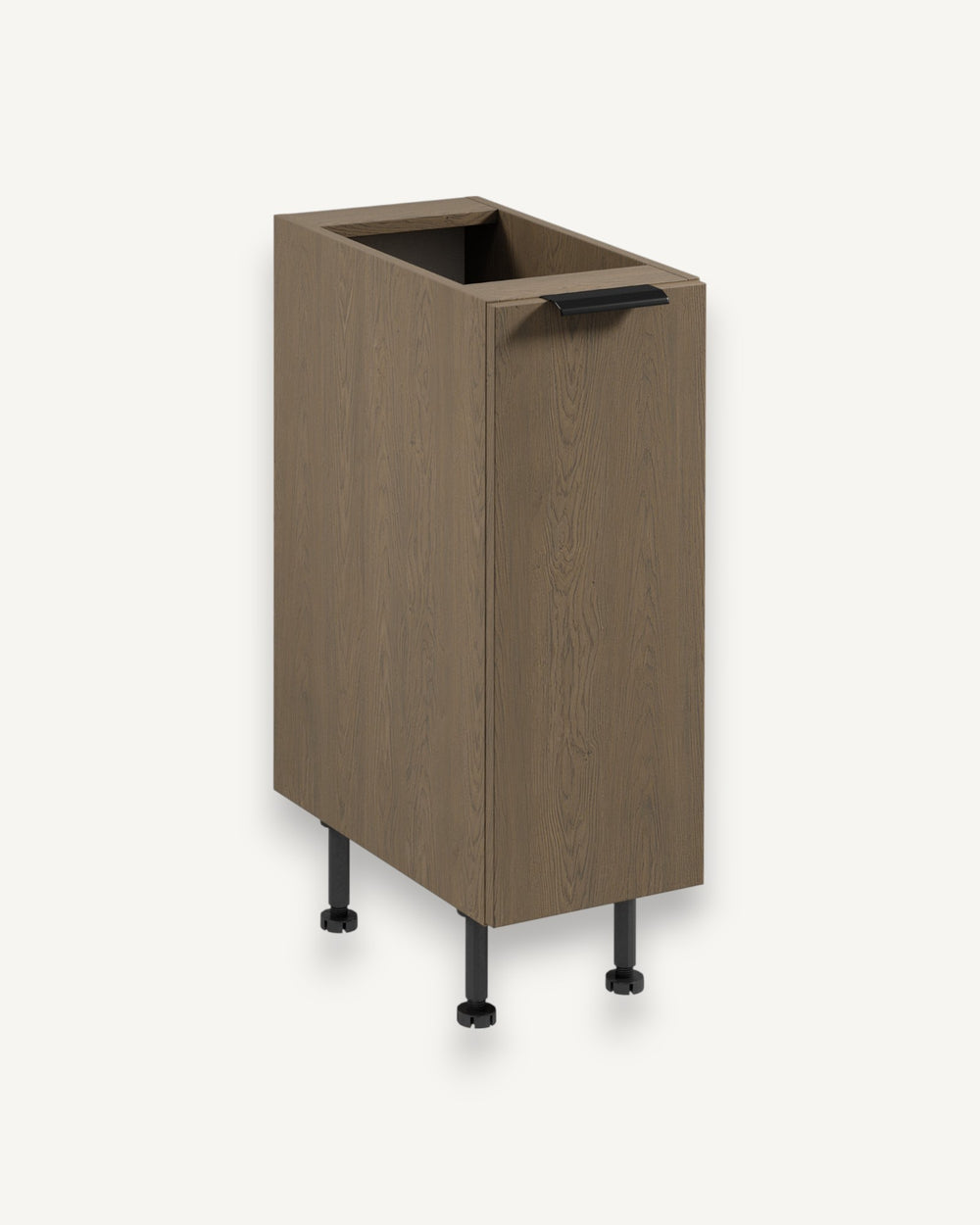 Unterschrank D30 P/L – Sorento Dunkle Eiche – Mehr Platz für Ihre Küchenutensilien.