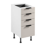 Unterschrank  D40S4 AX - Sorento Weiß Beige - Platzsparend und elegant zugleich. - ROYAL24_MARKT