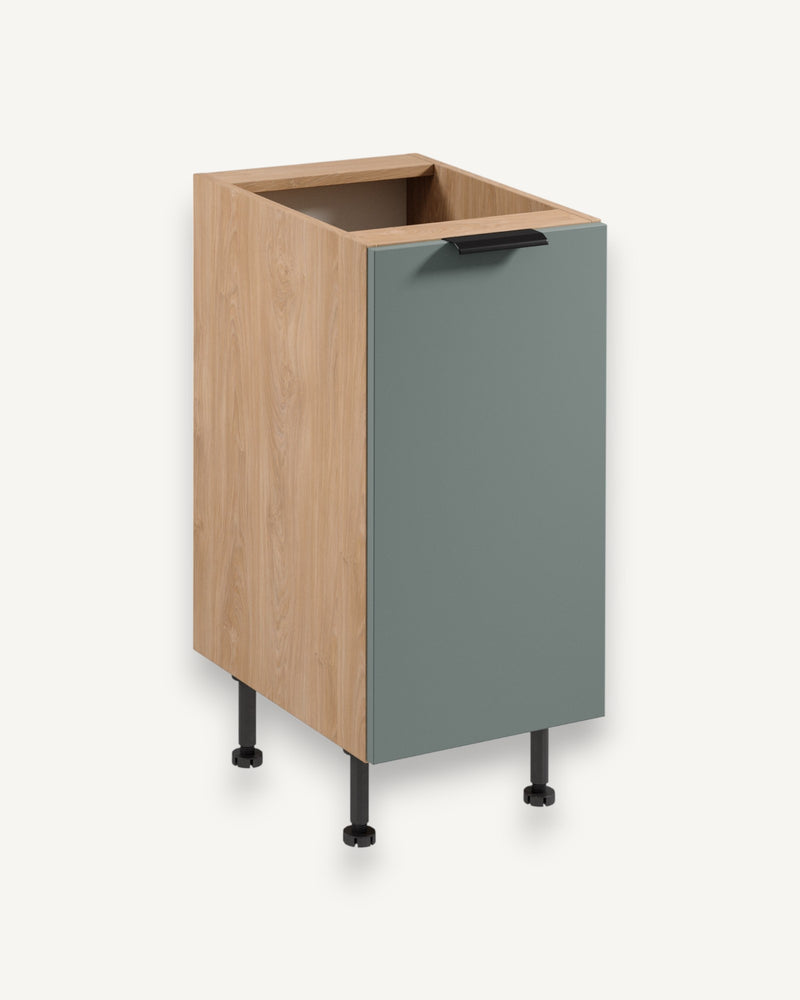 Unterschrank D40 P/L – Sorento Grün Sonoma Eiche – Perfekt organisiert, perfekt gestaltet.
