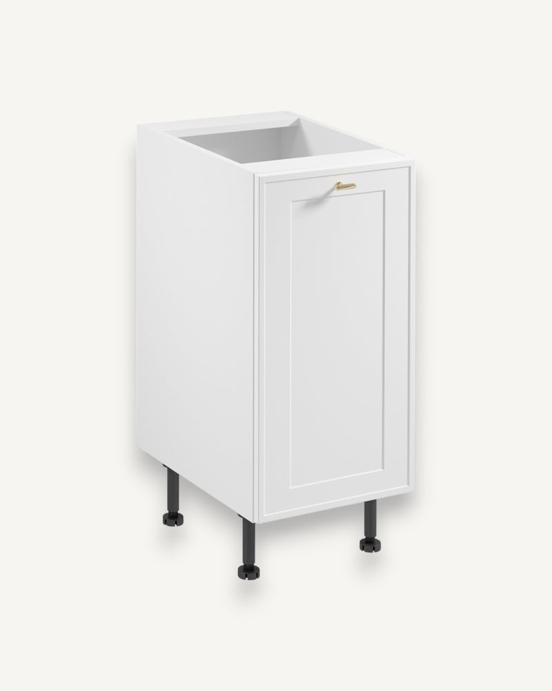 Unterschrank D40 P/L – Sorento Weiß – Passt sich elegant in jede Küchengestaltung ein.