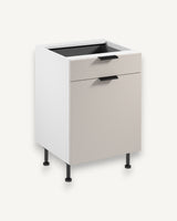Unterschrank D60S1 P/L AX - Sorento Weiß Beige - Design und Funktion im Einklang. - ROYAL24_MARKT