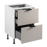 Unterschrank D60S2+1 AX - Sorento Weiß Beige - Ordnung und Stil vereint. - ROYAL24_MARKT