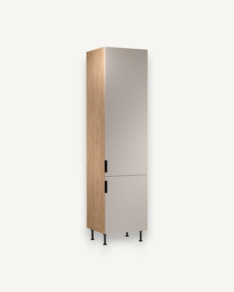Hochschrank D60T P/L AX – Sorento Beige Sonoma Eiche – Langlebig und pflegeleicht.