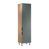 Hochschrank D60T P/L AX - Sorento Grün Sonoma Eiche - Stauraum in der Höhe optimal genutzt. - ROYAL24_MARKT