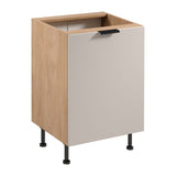 Unterschrank D60 P/L - Sorento Beige Sonoma Eiche - perfekte Ergänzung für Ihre Kücheneinrichtung - ROYAL24_MARKT
