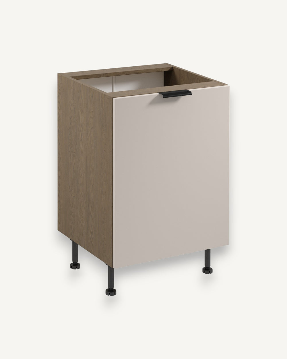 Unterschrank D60 P/L – Sorento Beige – Platzsparende Eleganz für Ihre Küche.