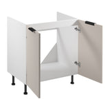 Winkelküche - Sorento - Weiß Beige (Matt) - K51-330×210 cm - ROYAL24_MARKT