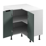 Winkelküche - Sorento - Weiß Grün (Matt) - K52-330×210 cm - ROYAL24_MARKT