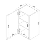Hängeschrank W40 P/L – ARVION – Zeitlose Küchenlösung