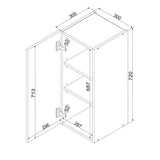 Hängeschrank W30 P/L – Dnoria – Elegante Küchen Harmonie