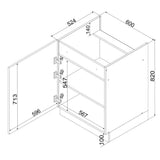 Unterschrank D60 PC – Arvion – Praktisch und organisiert für Ihre Küche