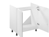 Küchenzeile - Aspen - Weiß (Hochglanz) - K32-G140 cm - ROYAL24_MARKT