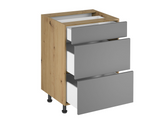 Nexa Küchenmöbel-Set KÜ03-L – Woodline & Beige – Stilvolle 460 cm Küchenlösung mit maximalem Stauraum und moderner Eleganz
