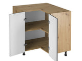 Winkelküche - Langen - Beige / Artisan Eiche - K53-330×210 cm - ROYAL24_MARKT