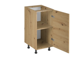 Nexa Küchenzeile KÜ01-L – Modernes Design in Woodline mit maximalem Stauraum