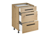 Nexa Küchenzeile KÜ01-L – Modernes Design in Woodline mit maximalem Stauraum