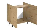 Nexa Küchenzeile KÜ01-L – Modernes Design in Woodline mit maximalem Stauraum