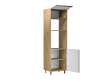 Nexa Küchenmöbel-Set KÜ03-L – Woodline & Grau – Stilvolle 460 cm Küchenlösung mit maximalem Stauraum und moderner Eleganz