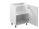 Unterschrank 60 cm – Velmora D60 P/L Grau/Hochglanz