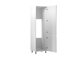 Küchenzeile - Aspen - Weiß Oder Grau (Hochglanz) - K40-G340 cm - ROYAL24_MARKT