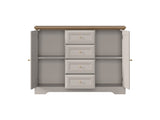 Castello Wohnzimmer-Set 3-teilig – Elegante Landhausmöbel in Kaschmir / Mavelie Eiche