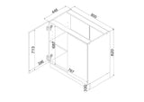 Unterschrank D80 – ARVION – Elegante Stauraum Idee
