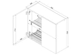 Hängeschrank W80SU – ARVION – Moderne Küchen Ästhetik