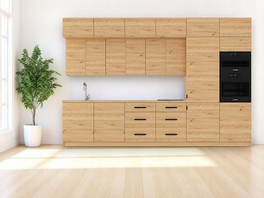 Küchenzeile K72-G360 R – Nexa Woodline – Nahtlose Integration in jedes Wohnkonzept