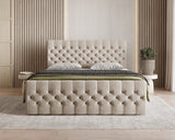 Boxbett – Bett 12 – Manila – Modernes Polsterbett mit Bettkasten