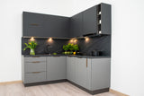 Winkelküche KS6-G370 – Morvex & Kendro 190 × 180 cm – Modern & funktional