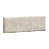 Rosello Schrankbett 140×200 cm mit Polsterkopfteil & integrierter LED-Beleuchtung – Modernes platzsparendes Klappbett in Weiß/Beige
