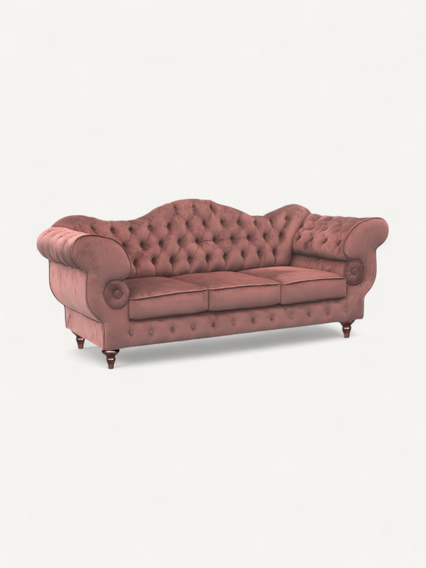 Gloria - Chesterfield Sofa - Hochwertiges - Garantierte Qualität - Elegantes Design -, 1.St x 3-Sitzer Sofa - ROYAL24_MARKT