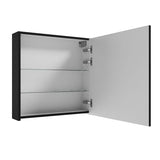 Badespiegelschrank - SALSA E60 Schwarz Matt / Eiche Gold - ROYAL24_MARKT