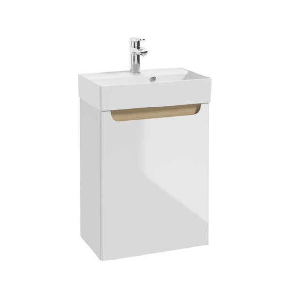 Waschbeckenunterschrank - STILLA D60,D50,D40 - Weiß Hochglanz - ROYAL24_MARKT